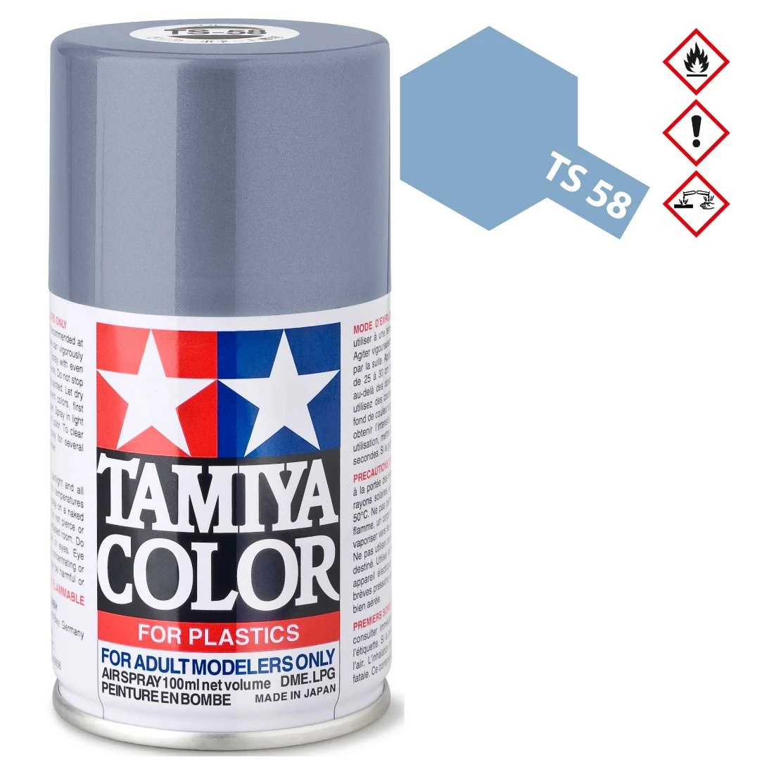 TAMIYA 田宮 TS-58 珍珠淺藍色 噴漆
