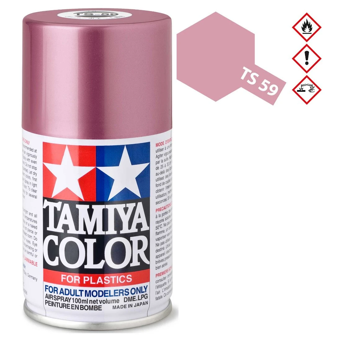 TAMIYA 田宮 TS-59 珍珠淺紅色 噴漆