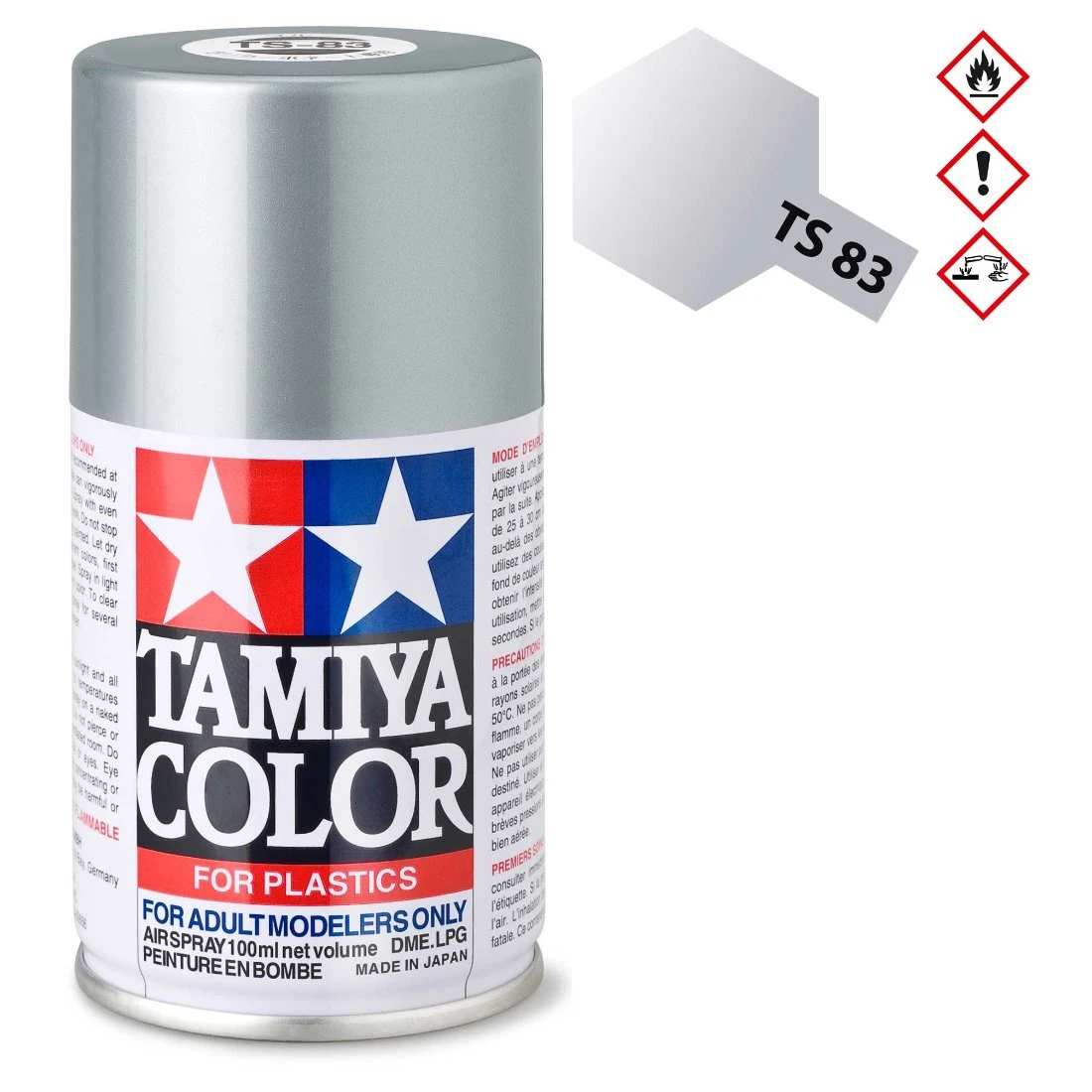 TAMIYA 田宮 TS-83 金屬銀色 噴漆