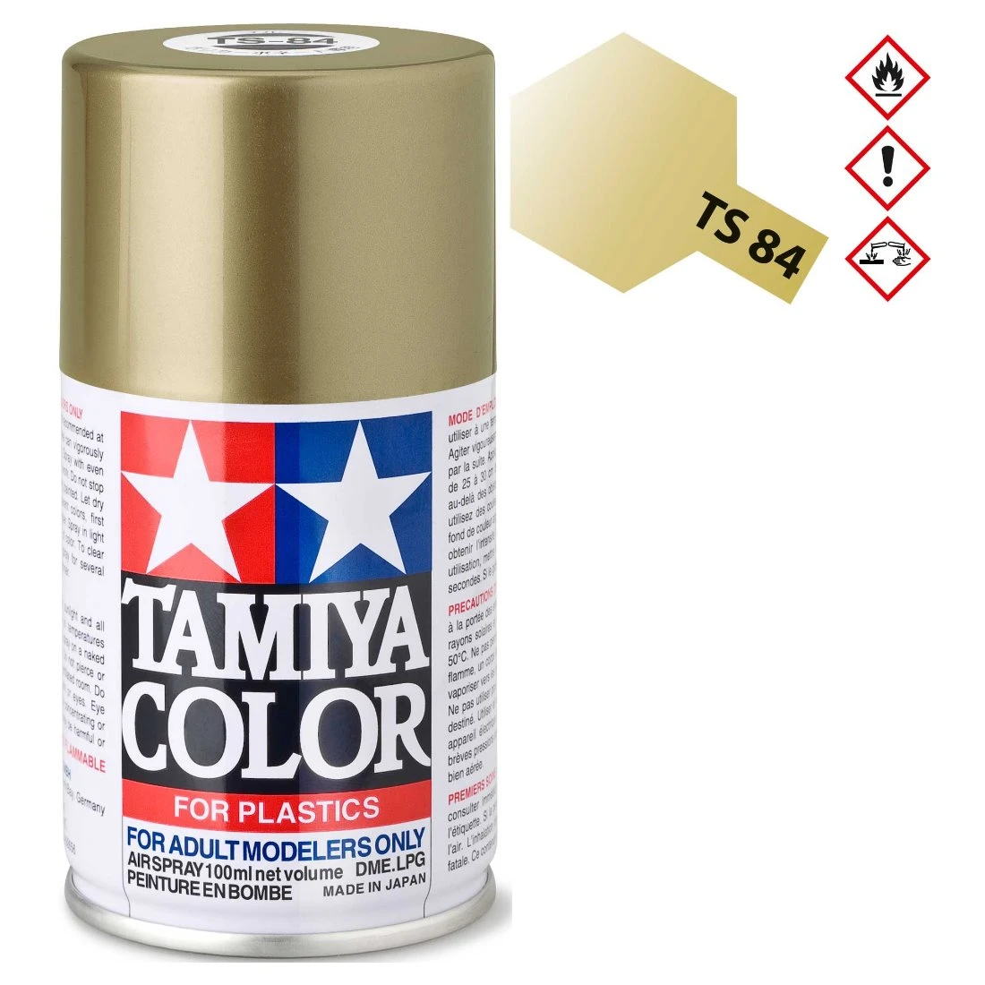 TAMIYA 田宮 TS-84 金屬黃金色 噴漆