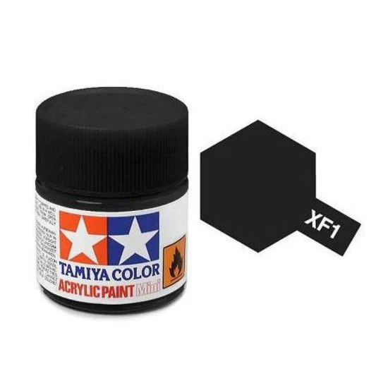Tamiya 水性 壓克力漆 XF-1 消光 黑色 Flat BLACK 10ML