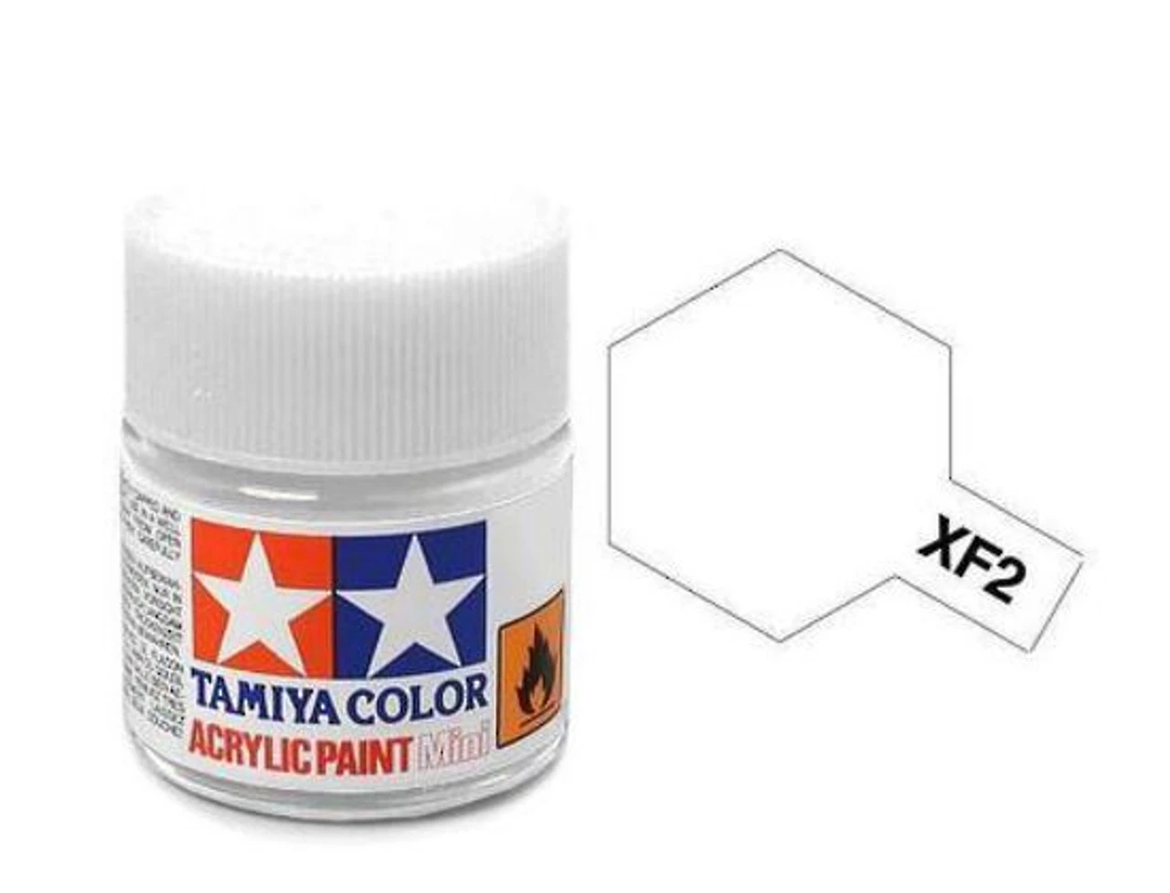 Tamiya 水性 壓克力漆 XF-2 消光 白色 Flat White 10ML
