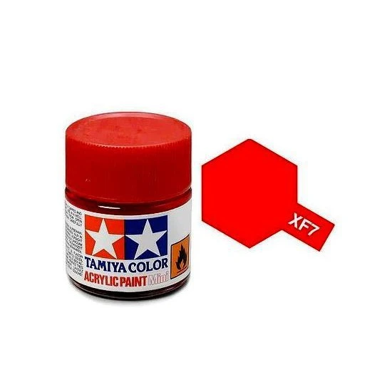 Tamiya 水性 壓克力漆 XF-7 消光 紅色 Flat Red 10ML