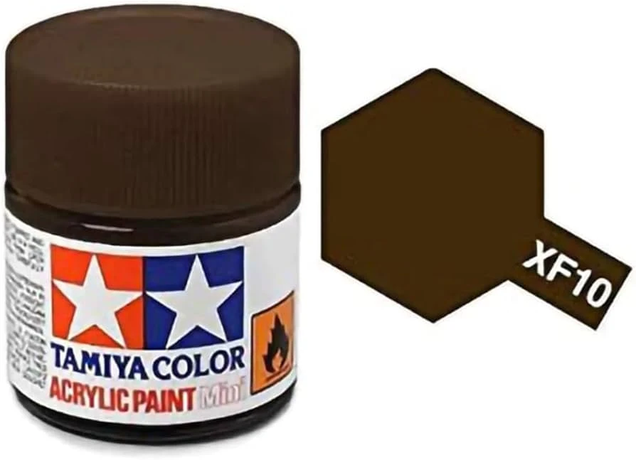 Tamiya 水性 壓克力漆 XF-10 消光 棕色 Flat Brown 10ML