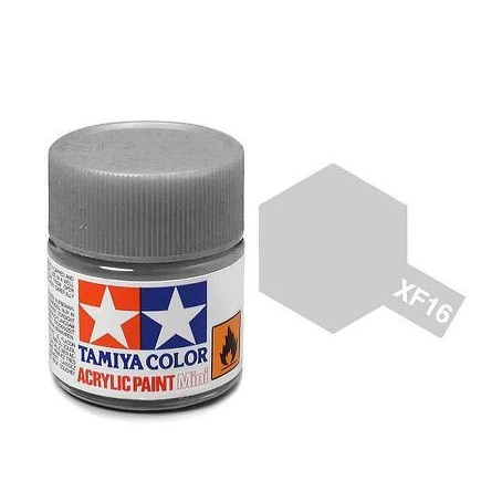 Tamiya 水性 壓克力漆 XF-16 消光 鋁色 Flat Aluminum 10ML