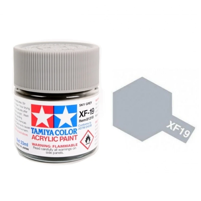 Tamiya 水性 壓克力漆 XF-19 消光 天空灰色 Sky Grey 10ML