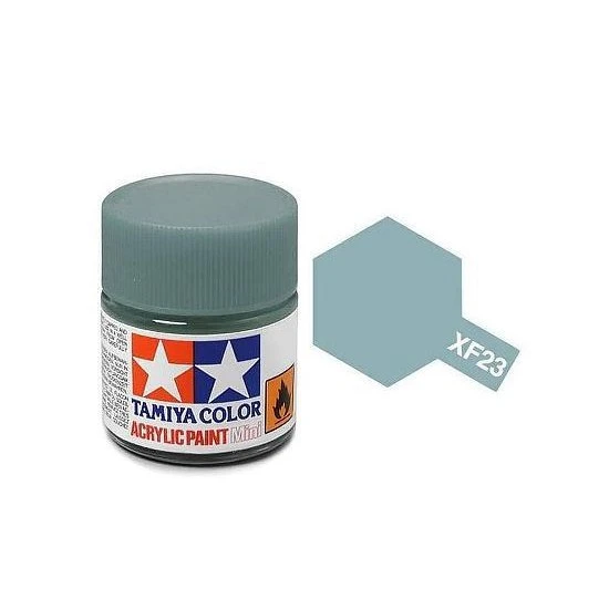 Tamiya 水性 壓克力漆 XF-23 消光 淺藍色 Light Blue 10ML
