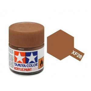 Tamiya 水性 壓克力漆 XF-28 消光 深紅銅 Dark Copper 10ML