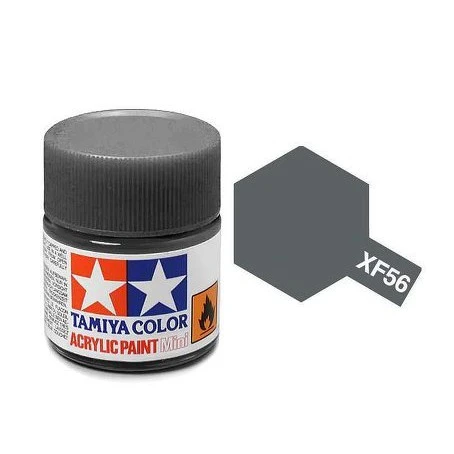 Tamiya 水性 壓克力漆 XF-56 消光 金屬灰色 Metallic Grey 10ML