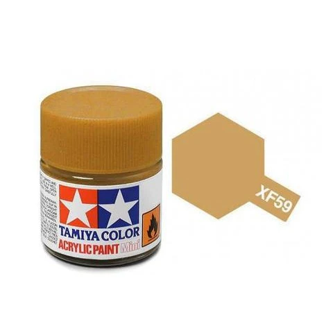 Tamiya 水性 壓克力漆 XF-59 消光 沙漠黃色 Desert Yellow 10ML