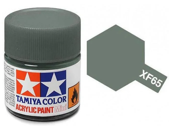 Tamiya 水性 壓克力漆 XF-65 消光 原野灰色 Field Grey 10ML