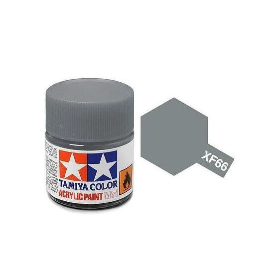 Tamiya 水性 壓克力漆 XF-66 消光 淺灰色 Light Grey 10ML