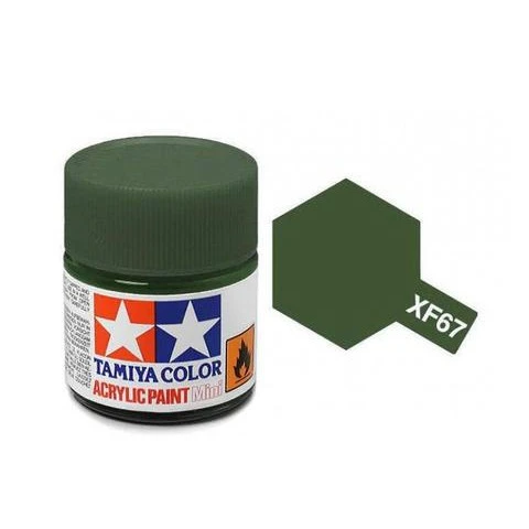 Tamiya 水性 壓克力漆 XF-67 消光 聯軍綠色 Nato Green 10ML