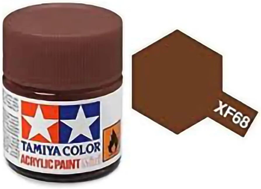 Tamiya 水性 壓克力漆 XF-68 消光 聯軍棕色 Nato Brown 10ML