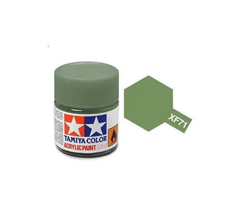 Tamiya 水性 壓克力漆 XF-71 消光 駕駛艙綠色 Cockpit Green 10ML