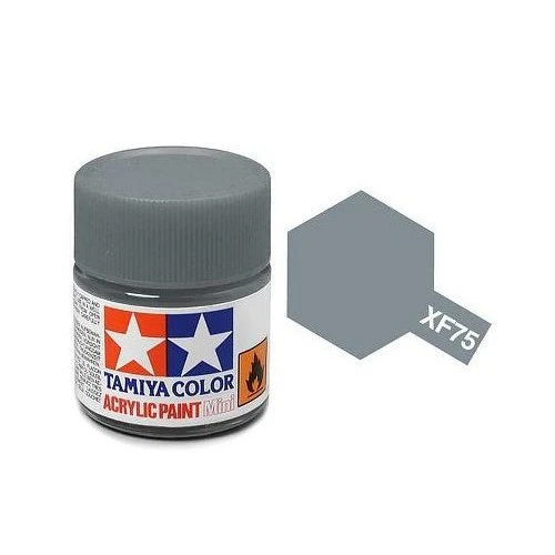 Tamiya 水性 壓克力漆 XF-75 消光 吳海軍兵工廠灰色 IJN GRAY (KURE ARSENAL) 10ML