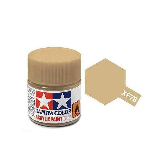 Tamiya 水性 壓克力漆 XF-78 消光 木甲板色 WOODEN DECK TAN 10ML