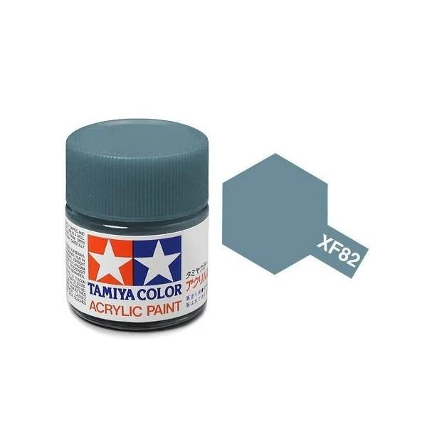 Tamiya 水性 壓克力漆 XF-82 消光 海洋灰色2號 OCEAN GRAY 2 (RAF) 10ML