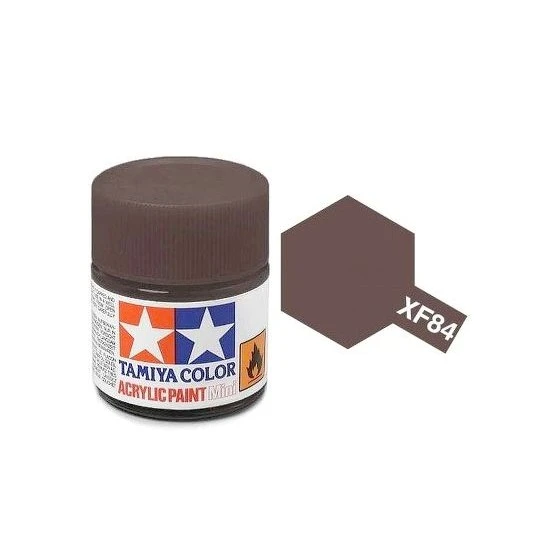 Tamiya 水性 壓克力漆 XF-84 消光 履帯色 DARK IRON 10ML