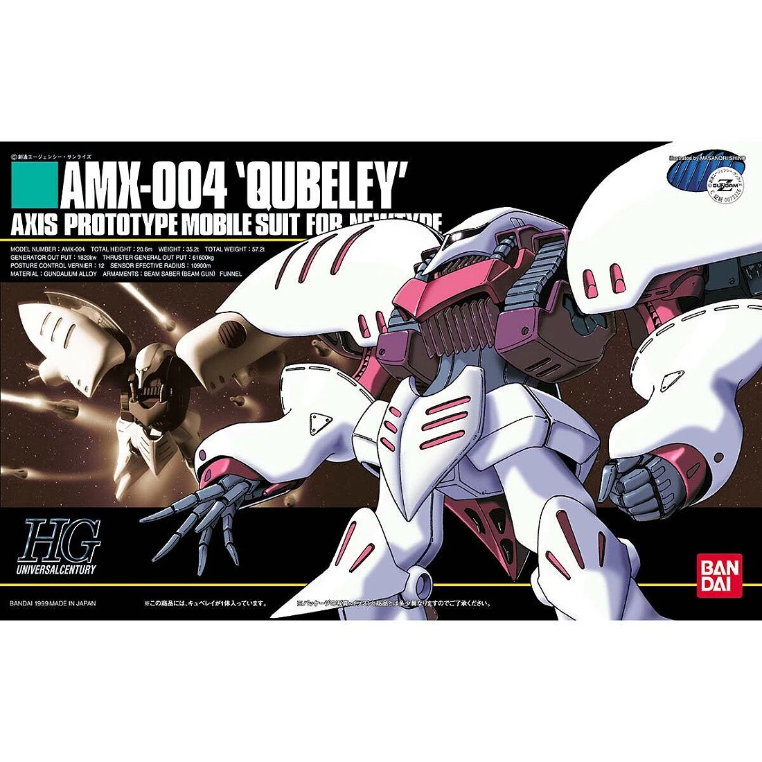 HGUC 1/144 #004 AMX-004 Qubeley 丘貝雷