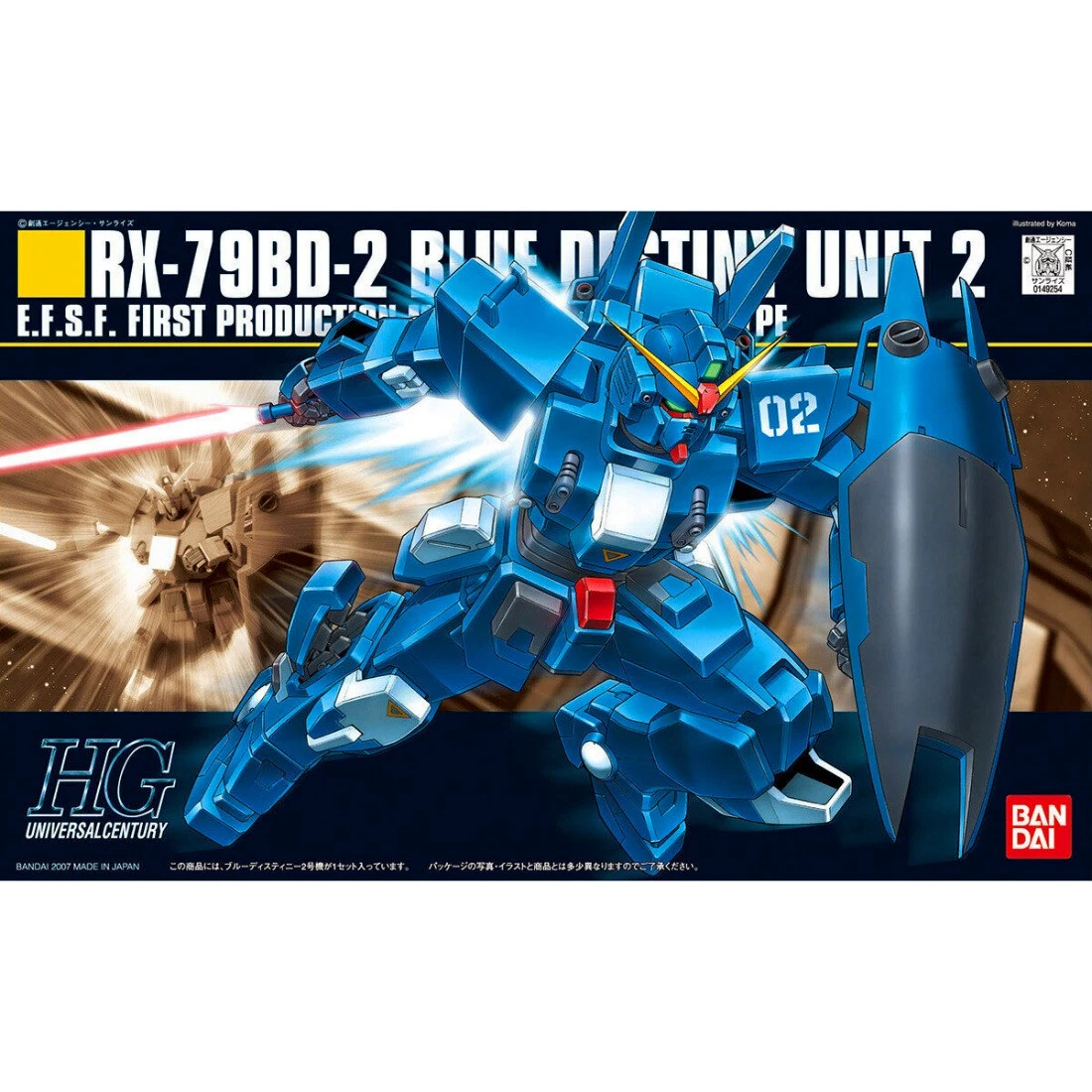 HGUC 1/144 #077 RX-79BD-2 蒼藍宿命 2號機