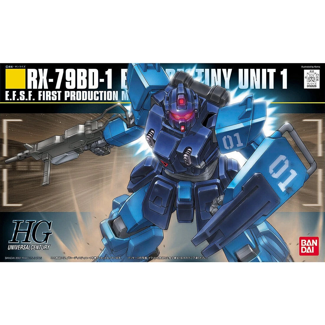 HGUC 1/144 #080 RX-79BD-1 Blue Destiny Unit 1 蒼藍命運1號機