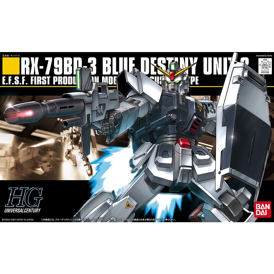 HGUC 1/144 #082 RX-79BD-3 Blue Destiny Unit3 蒼藍宿命3號機