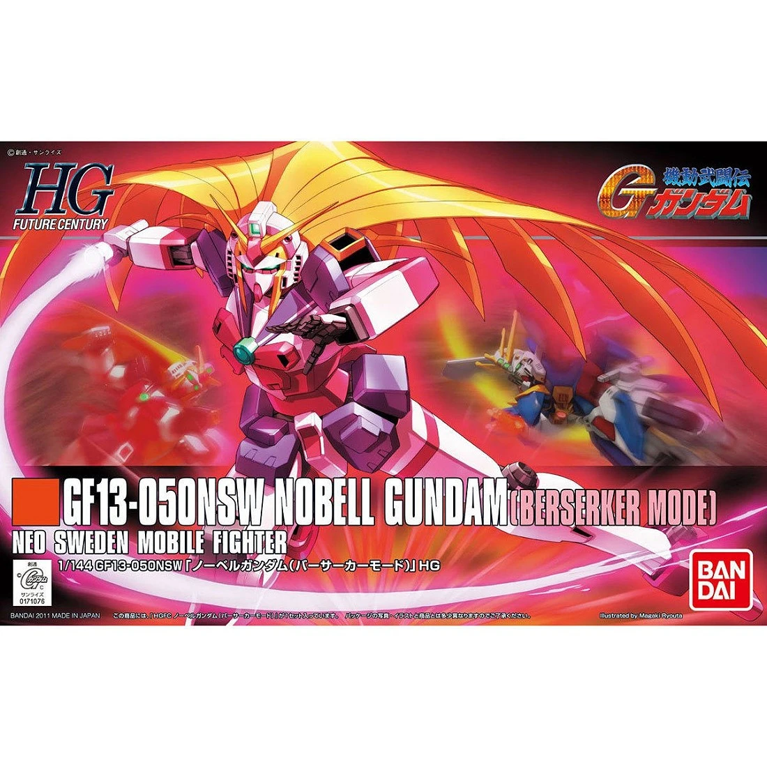 HGUC 1/144 #129 機動武鬥傳 諾貝爾鋼彈 狂戰士模式