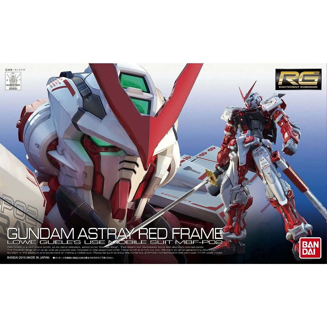 RG 1/144 #19 異端鋼彈 紅色機