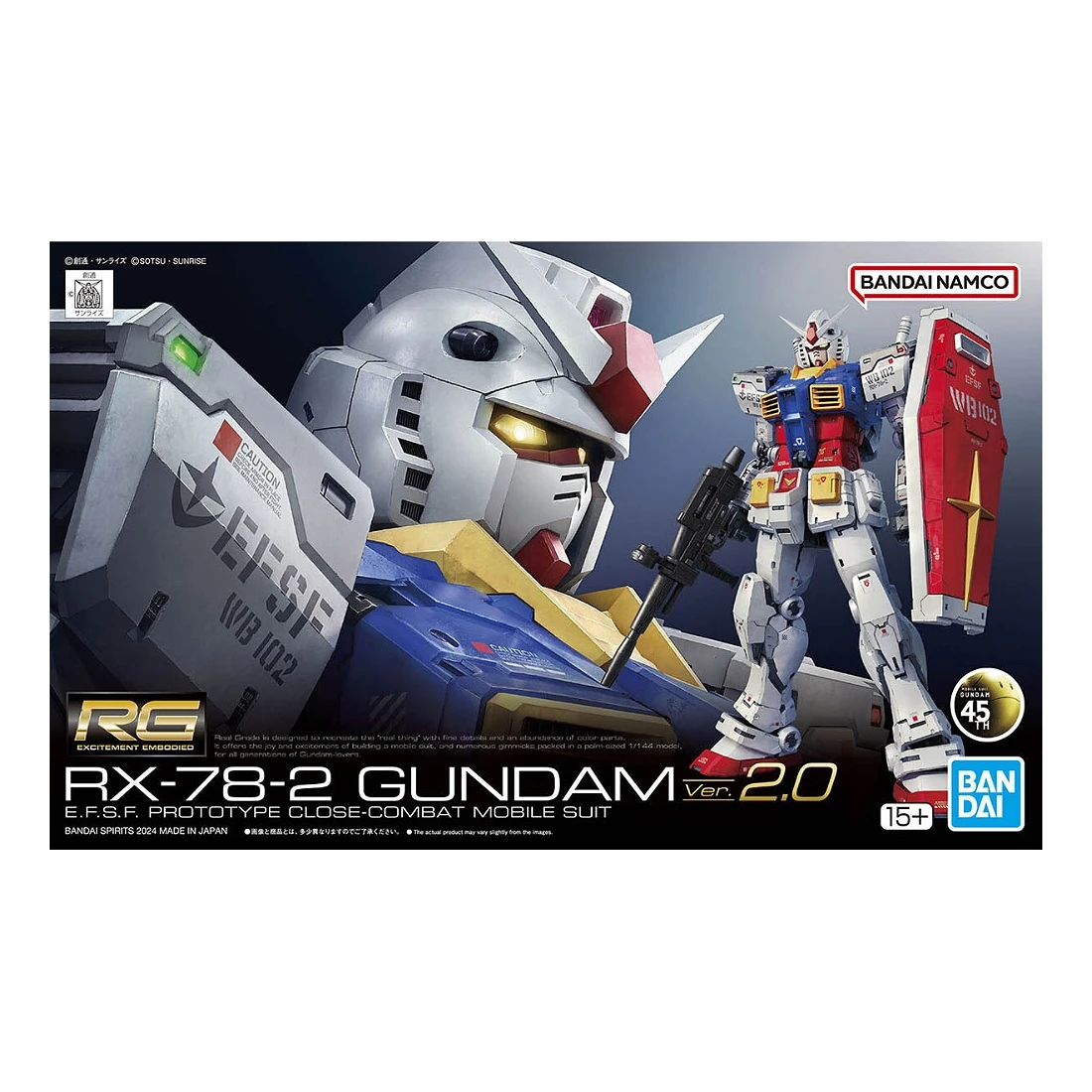 RG 1/144 #40 RX-78-2  鋼彈 初鋼 Ver.2.0