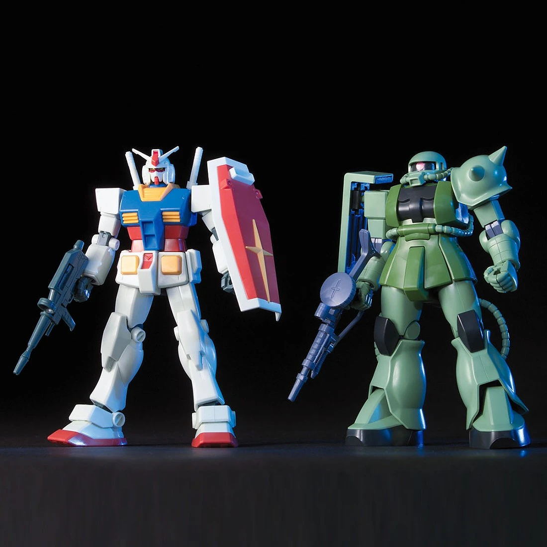 HGUC 1/144 RX-78-2  鋼彈 初鋼 & 綠薩克 套組