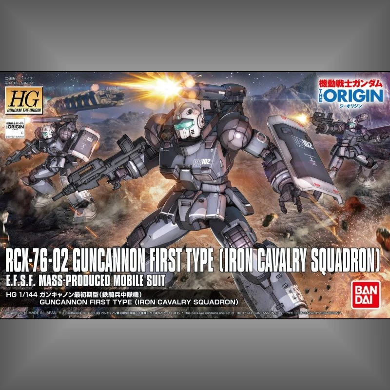 HG 1/144 The Origin 11 鋼加農 最初期型 鐵騎兵中隊機
