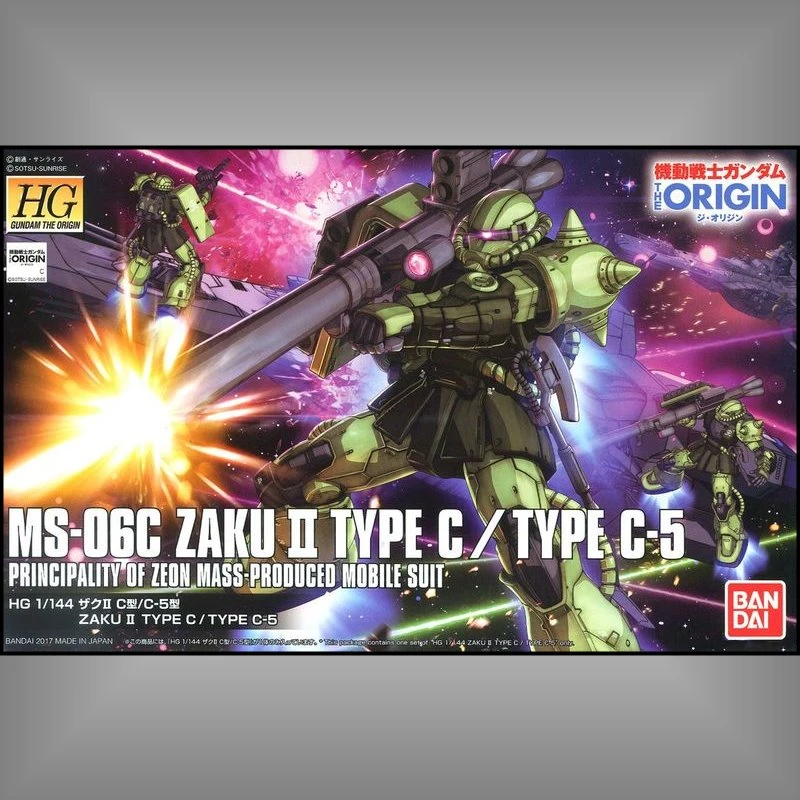 HG 1/144 The Origin 16 MS-06C 薩克 Ⅱ C型/C-5型
