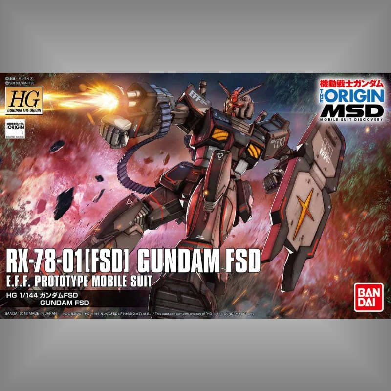 HG 1/144 The Origin 21 RX-78-01 MSD 鋼彈FSD