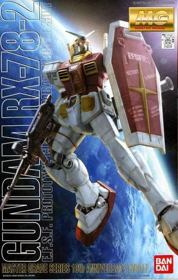 MG 1/100 RX-78-2 鋼彈 初鋼 十週年紀念版