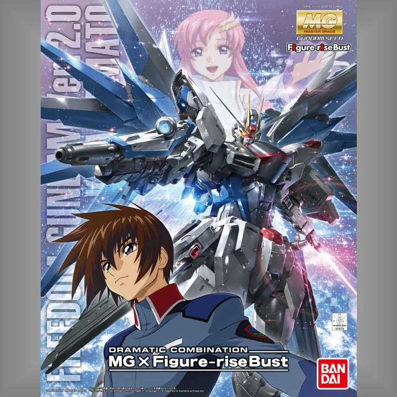 MG 1/100 自由鋼彈 Ver.2.0 + Figure-rise Bust 煌 大和 胸像