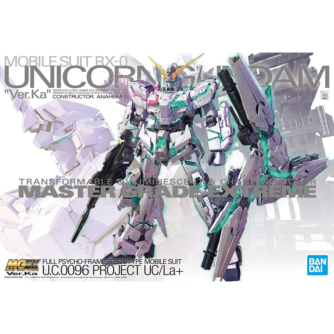 MGEX 1/100 獨角獸鋼彈 Ver.Ka