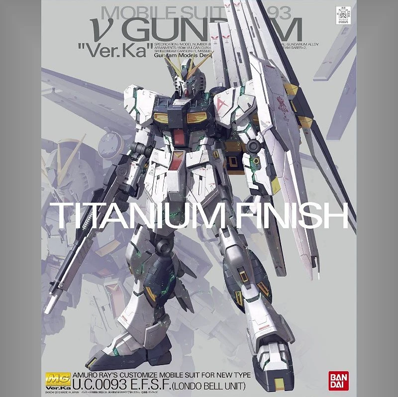 MG 1/100 RX-93 ν鋼彈 Nu鋼彈 Ver.ka 鈦合金質感
