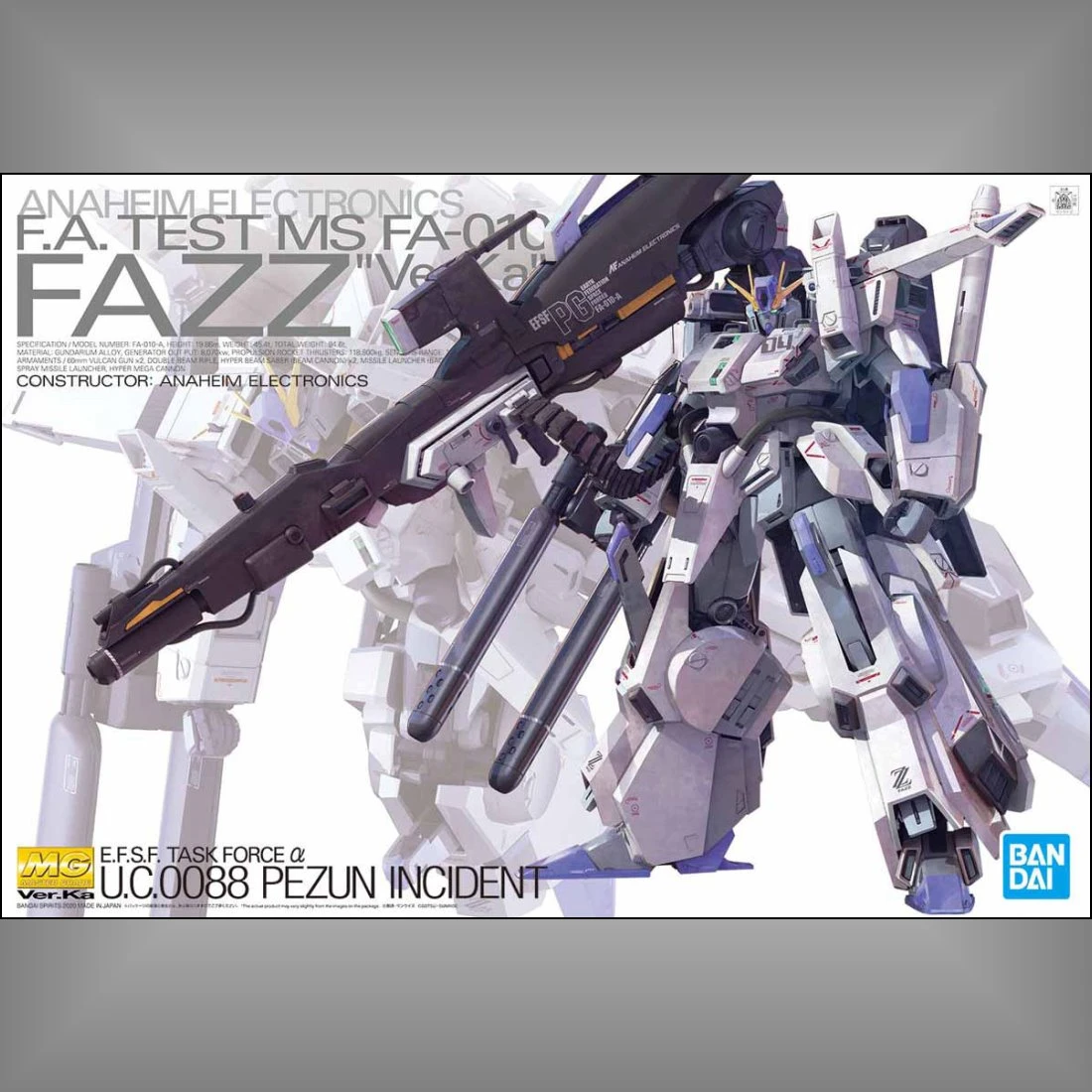 MG 1/100 鋼彈前哨戰 FA-010-A FAZZ Ver.Ka