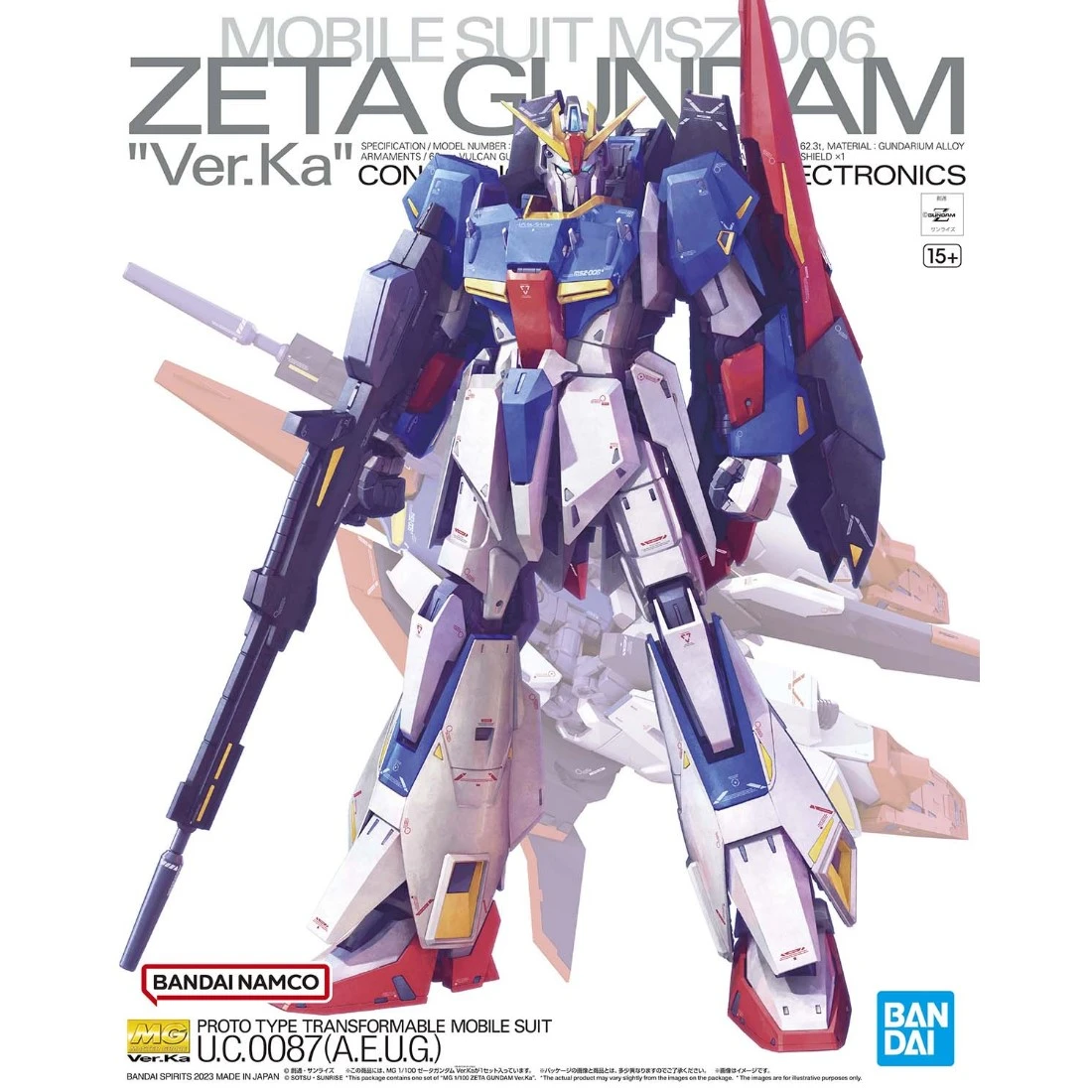 MG 1/100 Z鋼彈 Ver.Ka 20周年紀念