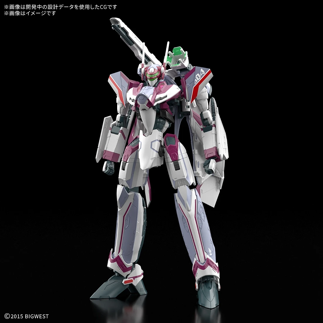 HG 1/100 超時空要塞 VF-31C 齊格菲 米拉潔 法莉娜 吉納斯機 專用水貼紙