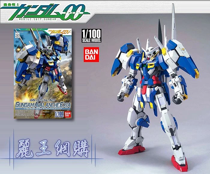 1/100 鋼彈00 09 雪崩型能天使 Avalanche Exia