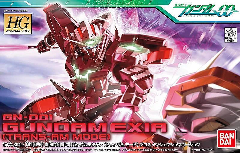 HG 1/144 鋼彈00 31 能天使鋼彈 Trans-AM mode