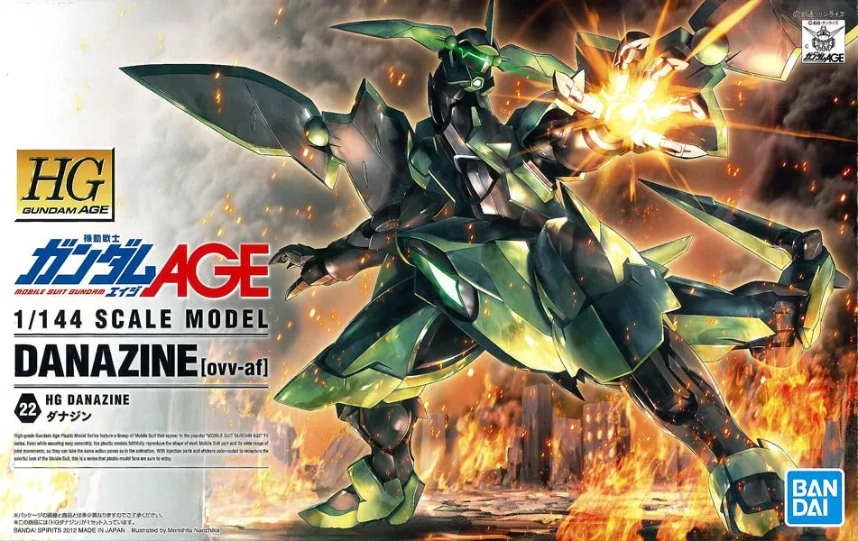 HG 1/144 鋼彈AGE 22 達納金 龍形