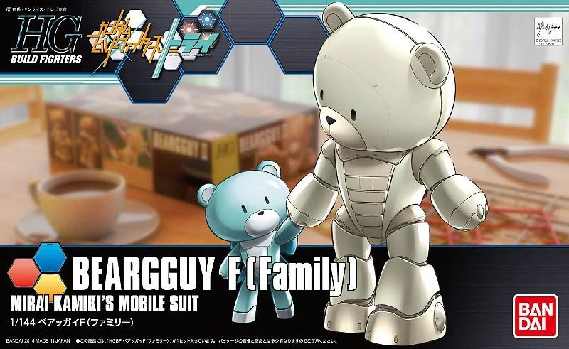 HG 1/144 鋼彈創鬥者TRY 22 熊亞凱F 家族