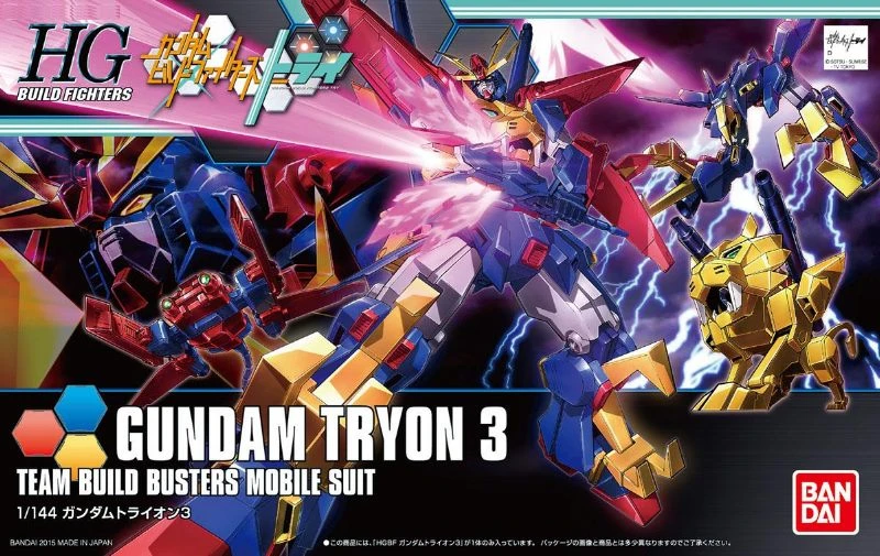 HG 1/144 鋼彈創鬥者TRY 38 TRYON 3鋼彈