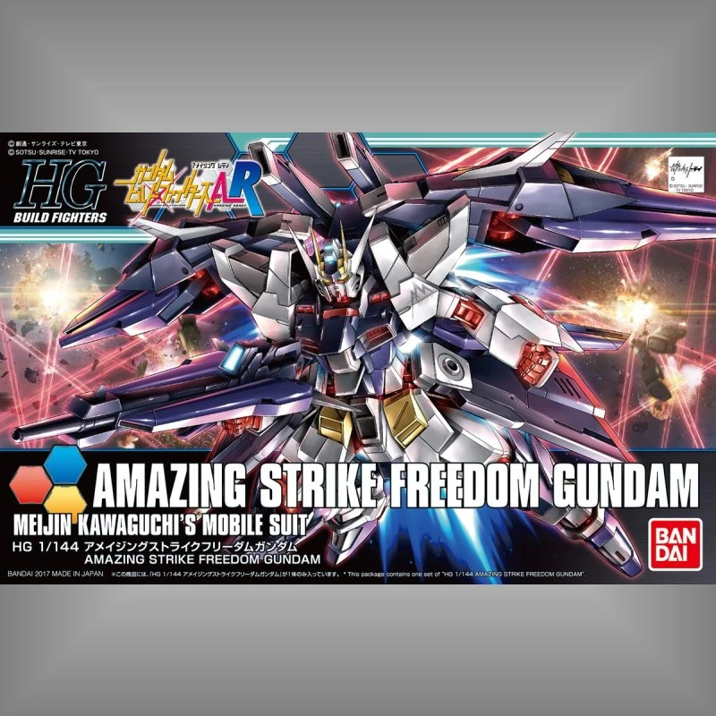 HG 1/144 鋼彈創鬥者AR 53 驚異攻擊自由鋼彈