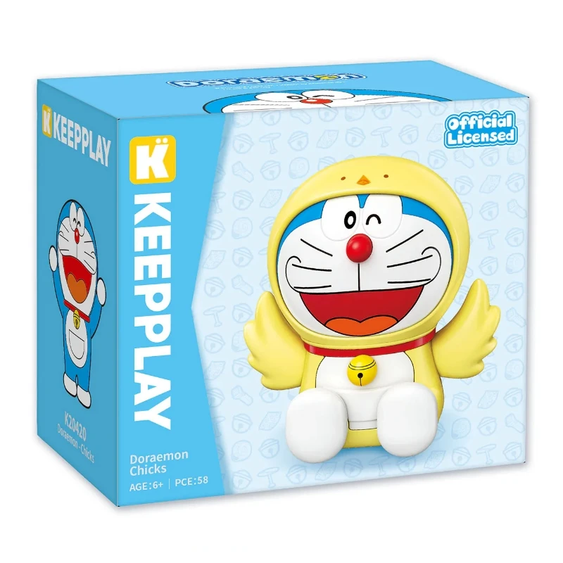 KEEPPLAY 積木 哆啦A夢 圓頭款 小雞