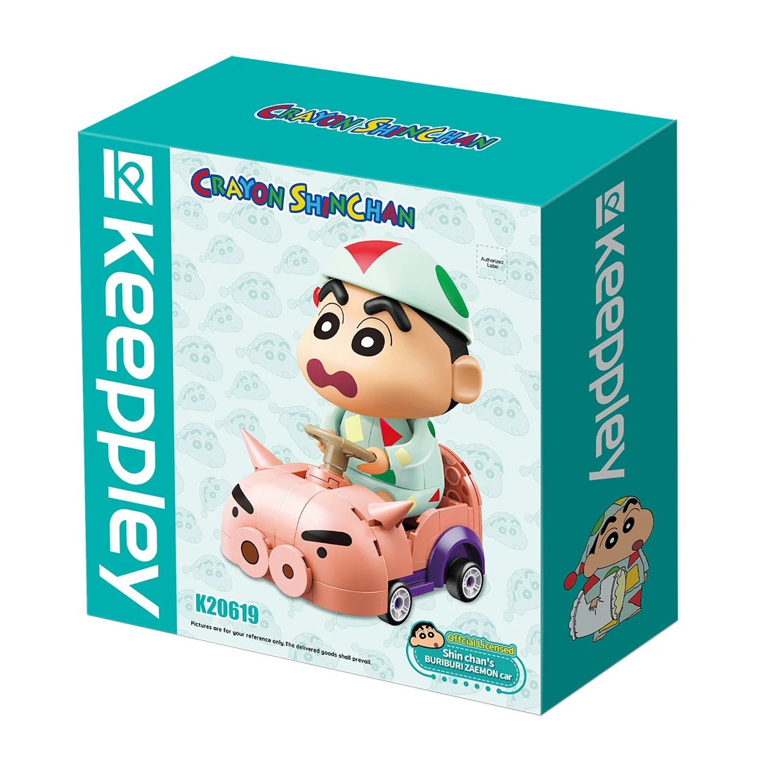 KEEPPLAY 積木 蠟筆小新 小新的肥嘟嘟左衛門車