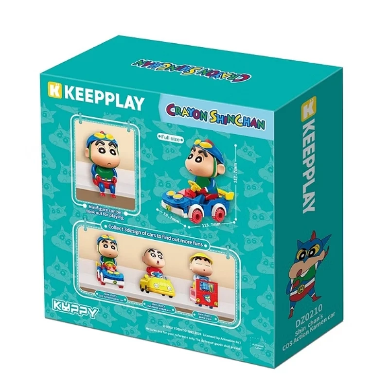 KEEPPLAY 積木 蠟筆小新 假面騎士演小車